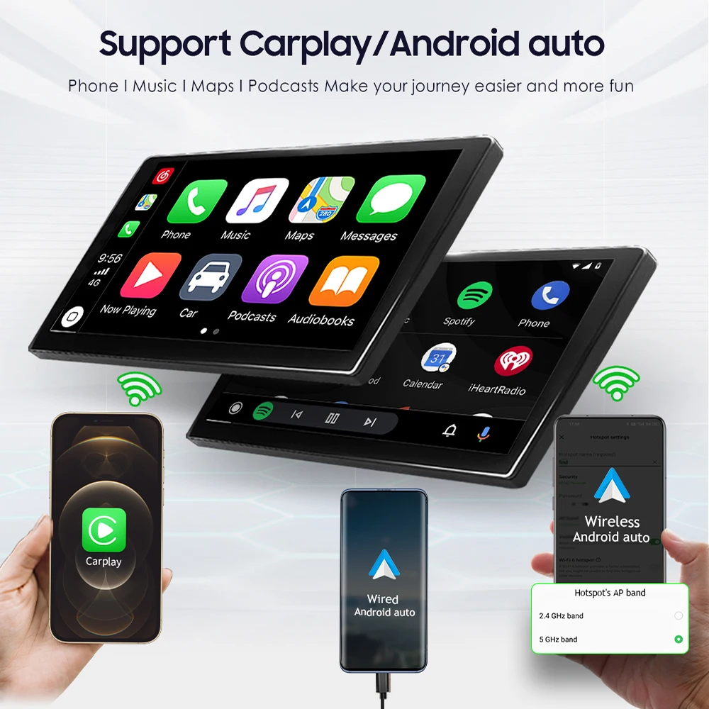 Carplay Android Auto Car Radio For Honda Accord 8 2008-2013 Multimedia Video Player GPS Navigation Stereo FM Automotive Radio