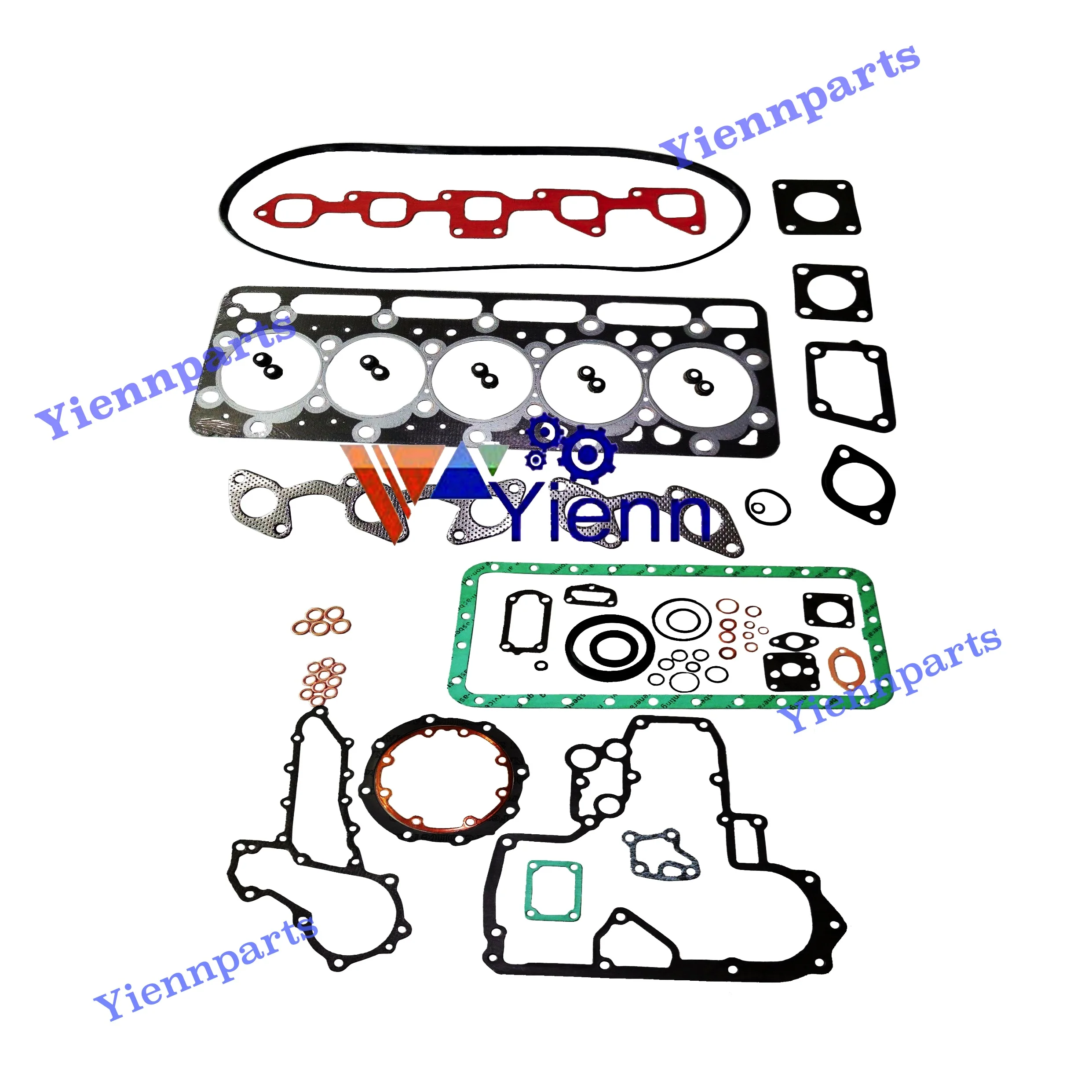 For Kubota F2803 Overhaul Rebuild Kit With Gasket Kit Cylinder Liner Piston Ring Bearing Set Tractor M4700 Engine Repair Parts