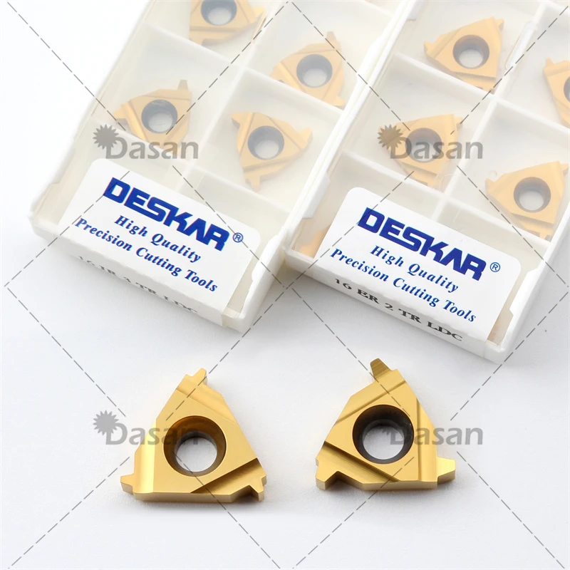 DESKAR 100% الأصلي 22ER 22IR 4TR 5TR 6TR LDA LD C 3.5ISO 4ISO 5ISO 6ISO موضوع كربيد آلة خرط تعمل بالتحكم الرقمي بواسطة الحاسوب القاطع تحول أداة