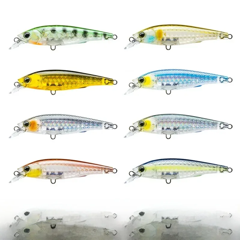 1 sztuk 90mm 9.2g pływające Minnow przynęty Pesca Wobbler słonowodne pstrąg Bass sztuczna przynęta hurtownia grzechotki Swimbait — zdjęcie 2