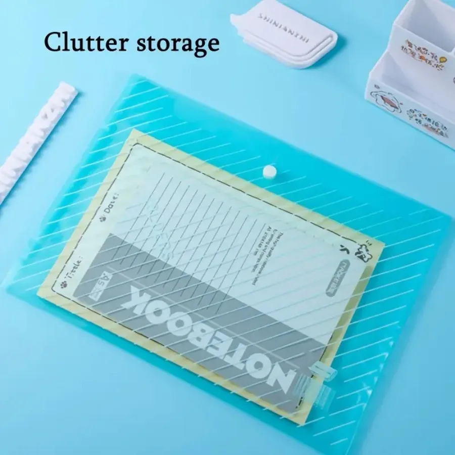 حقيبة ملفات قابلة للطي بألوان مختلطة مكونة من 10 قطع، منظم مستندات مكتبية، مناسبة للوازم المدرسية وإدارة الملفات، محمولة #2