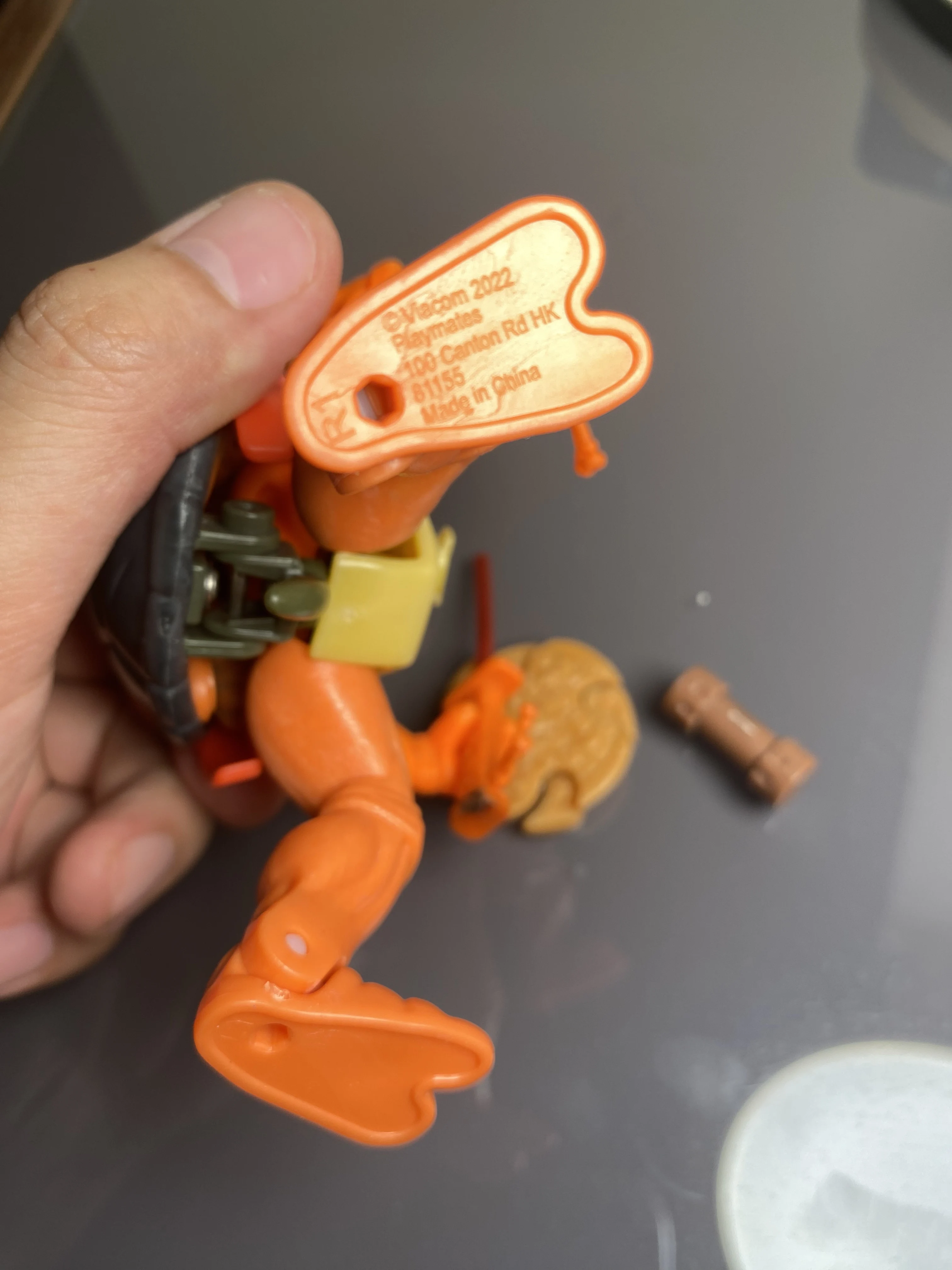 TMNT 4.25 pouces figurine rare moule original joint mobile moule original figurine d'action numérique