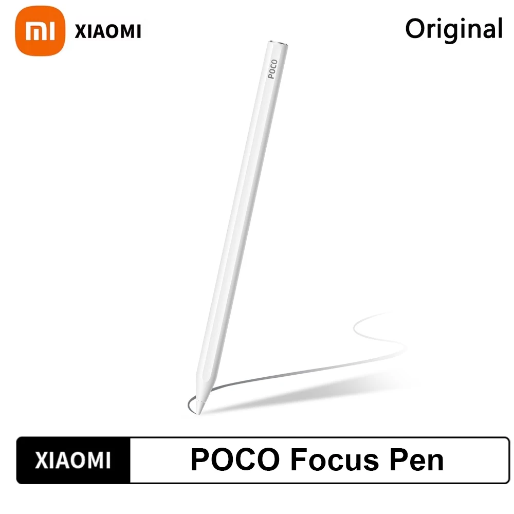 Lápiz Óptico Original POCO Focus Pen, 8196 Niveles de Sensibilidad a la Presión, Rechazo de Palma, para Tablet POCO Pad X1 de 11.2 Pulgadas (2025) - Lápiz Táctil Capacitivo