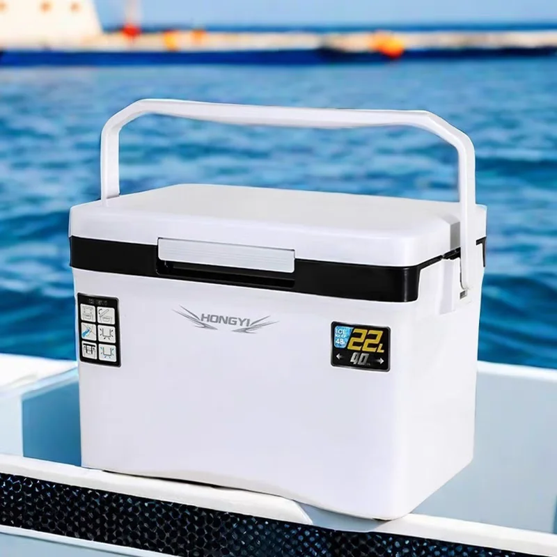 

Fishing Cooler Box Sea fishing with Portable Air Holes Insulation Refrigerated Box Live Shrimp Multifunction Fishing Supplies