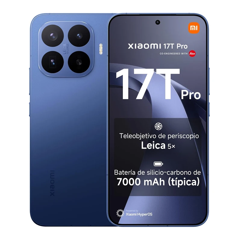 Xiaomi 17T Pro 5G Global Version, 6,83 inch 144Hz AMOLED, Dimensity 9500, 50MP Leica camera, 7000mAh batterij, NFC smartphone