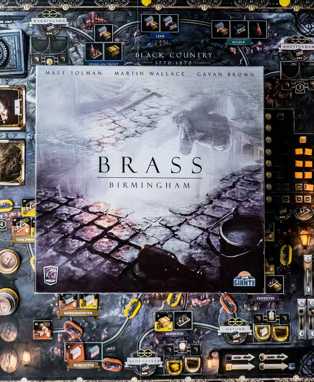 

Brass: Birmingham Board Game - 1770-1870 Industrial Era Strategy Game | 2-4 Players 2-Hour Heavy Strategy Game for Tabletop Enth