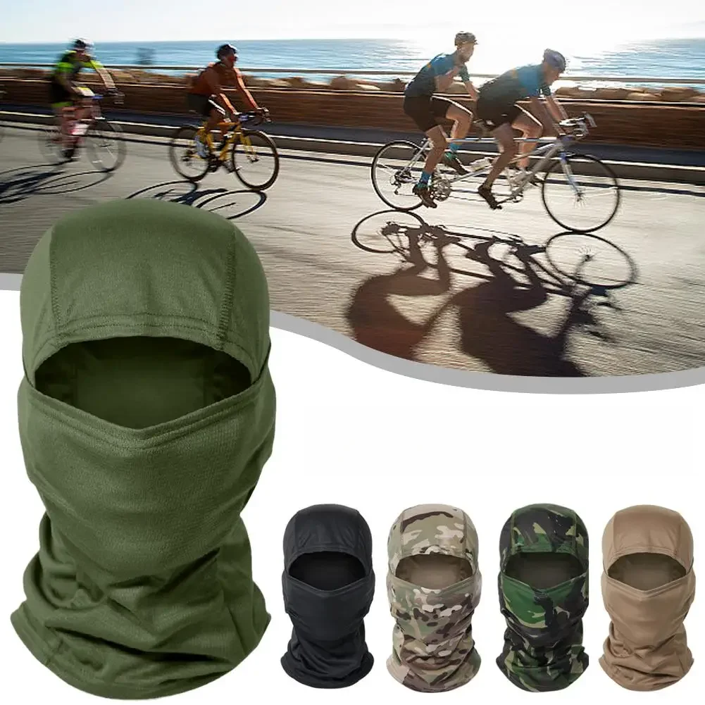 AliExpress Camouflage Outdoor Riding Mask Outdoor Cycling Cap Motorcycle Sun Protection Single Hole Quick Dry