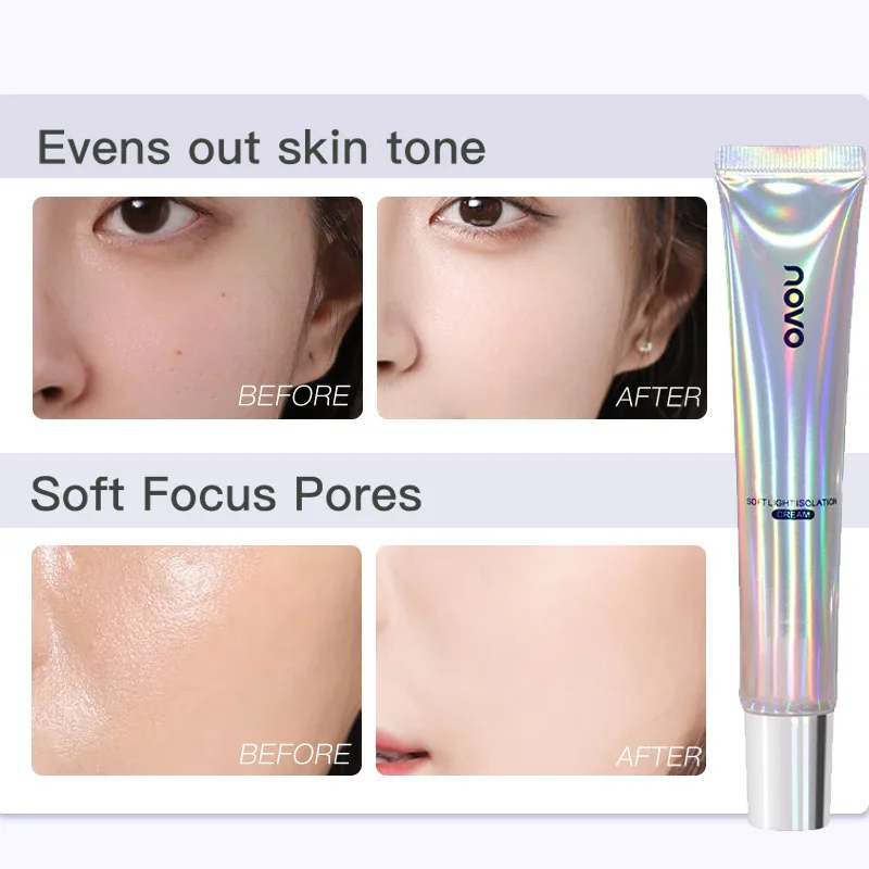 Hyaluronic Moisturizing Primer & Base Cream-For Face & Body, Long-Lasting, Non-Greasy, Evens Out Skin Tone, Covers Imperfections