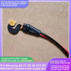 Mobile Phone Motherboard Power Supply Cable S6 S7 S8 S9 S10 N5 Universal Direct Power Supply Connection Cable Can be Customized