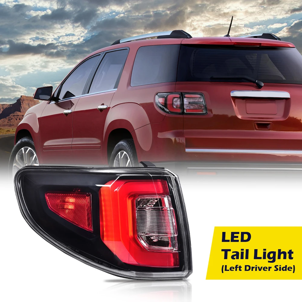 

Задний фонарь с левой стороны, подходит для Gmc Acadia 2017-17 Gmc Acadia Limited 2013-2016 гг., светодиодная лампа, левый стоп-сигнал