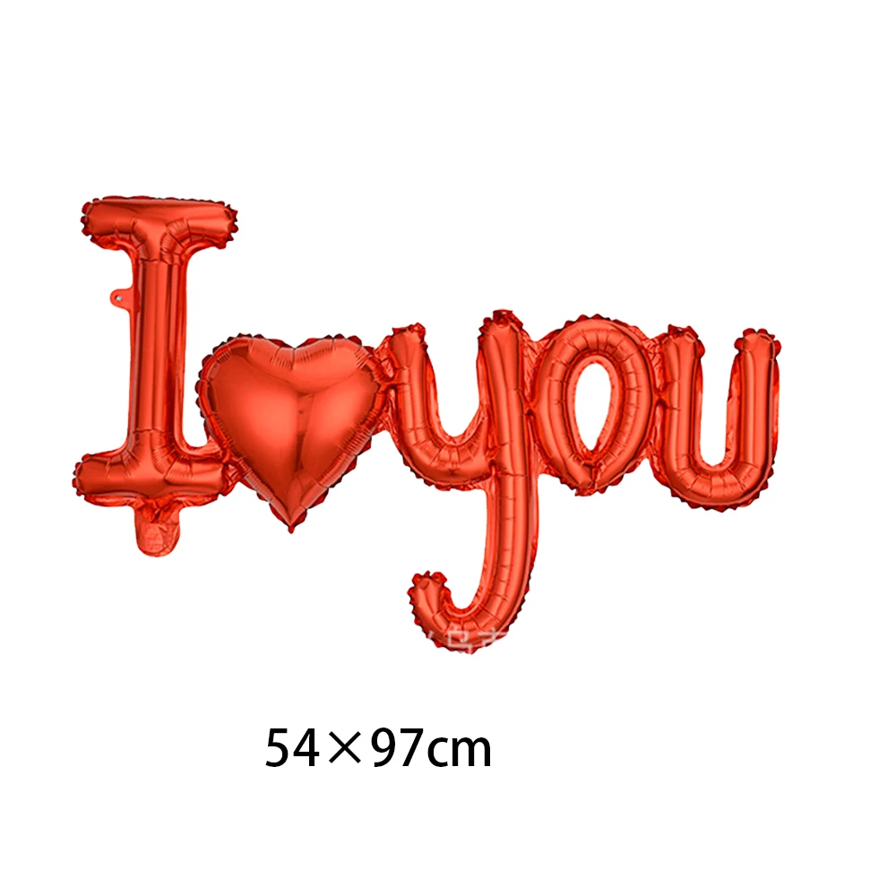 Valentine's Day Balloon I Love You Balloon heart Love Balloon Valentine's Day Decoration Confession Wedding Decoration Balloon