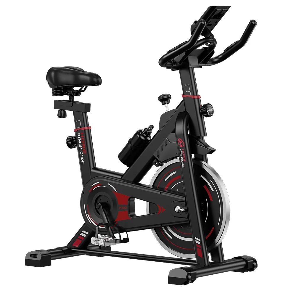 AliExpress bigzzia Stationary Exercise Bike 8KG Flywheel Adjustable Seat & Handlebar LCD Monitor for Home Gym Use Indoor Fitness Bicycle