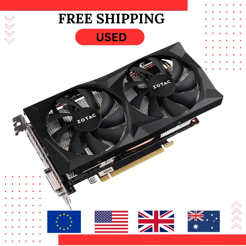 2024 Gebrauchte ZOTAC GTX 1660 6 GB GDDR5 192 Bit GPU