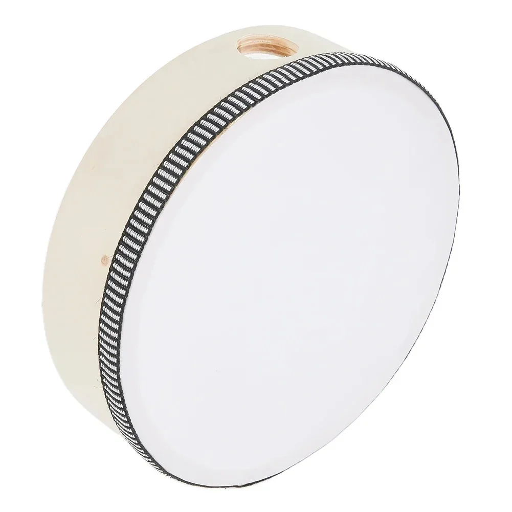 Tambour à main tambourin en bois enfants jouet de Percussion cadre en bois tambour 6/8/10 pouces pour enfants jeu de musique pratique à transporter