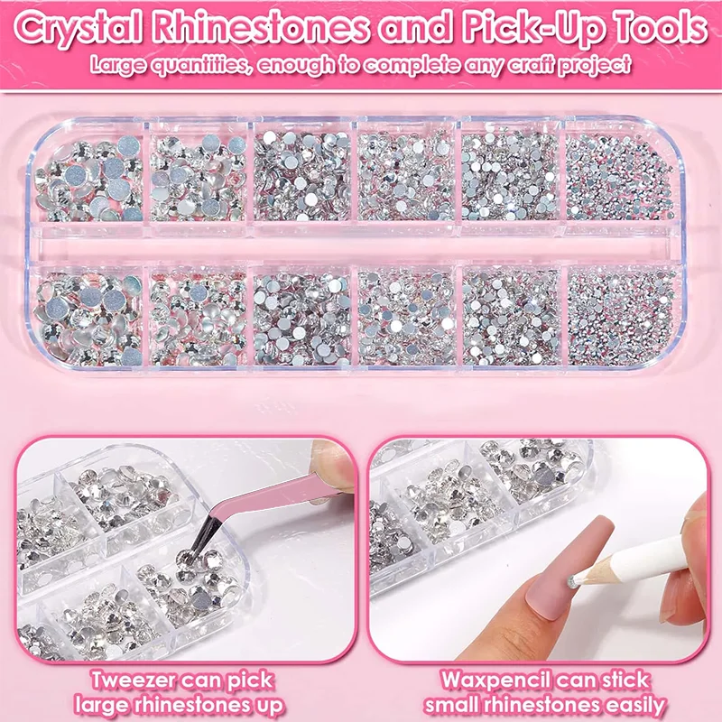 B-7000 super glue, transparent rhinestone crafts, DIY tools and B7000 high viscosity glue are safe, harmless and quick-drying. image 3