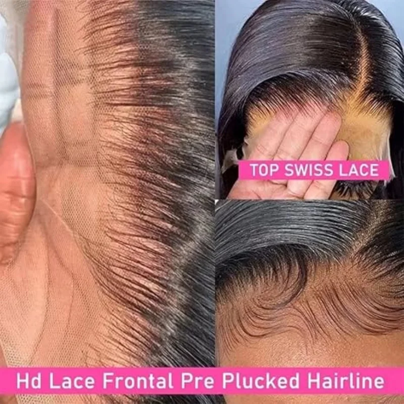 1B/27 Ombre Color Body Wave Wigs 13x4 HD Lace Frontal Wigs Human Hair 4x4 HD Lace Closure Preplucked 30 Inch HD Lace Front Wig