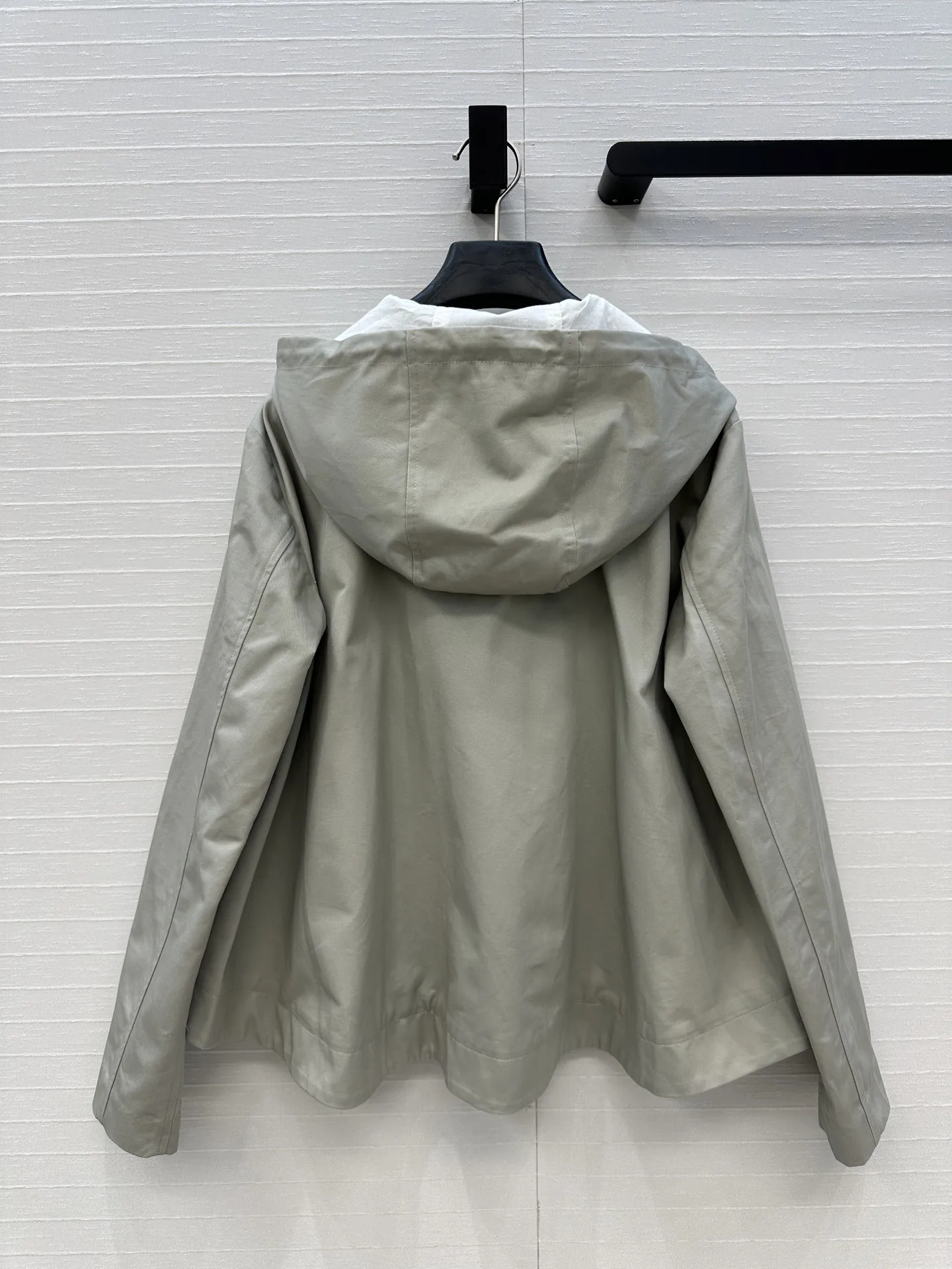

2025 New 100% Cotton Embroidered Grey Hoodie 214