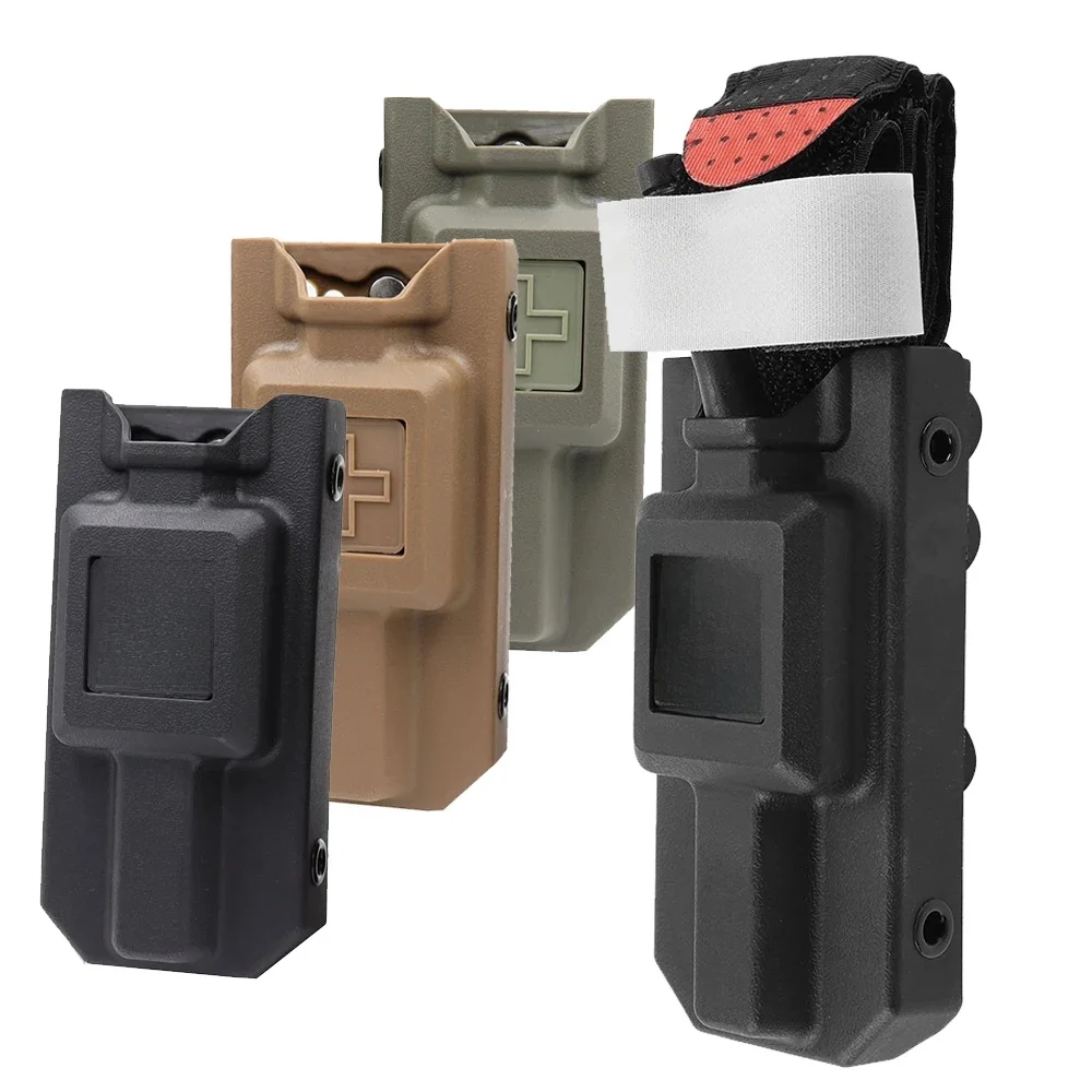 Outdoor EMT Tourniquet Nylon Storage Box Simple Medical Equipment Supplies Accessory Molle Survival Kit Gear Tool Bag — 2