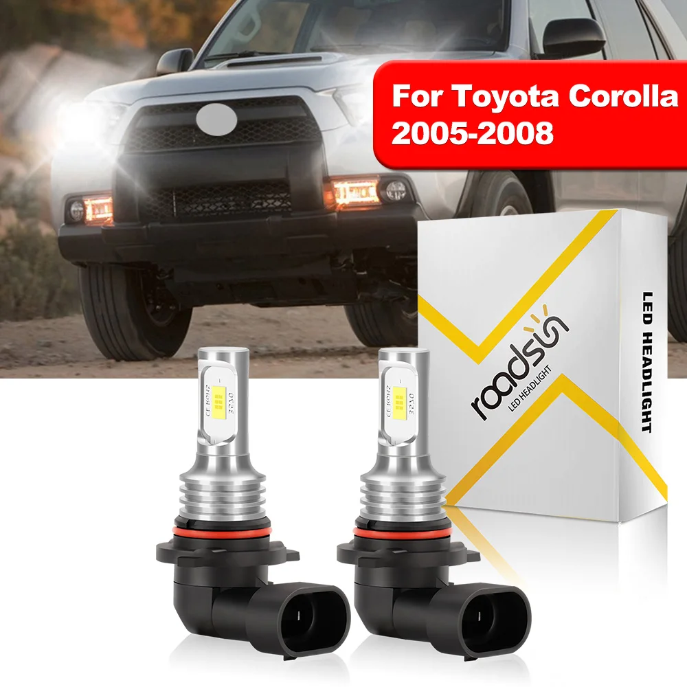 

Для 3570 CSP чип для Toyota Corolla 2005-2008 9005/HB3 противотуманная фара 6500K белая 360-градусная противотуманная фара Plug-N-Play 2 шт.