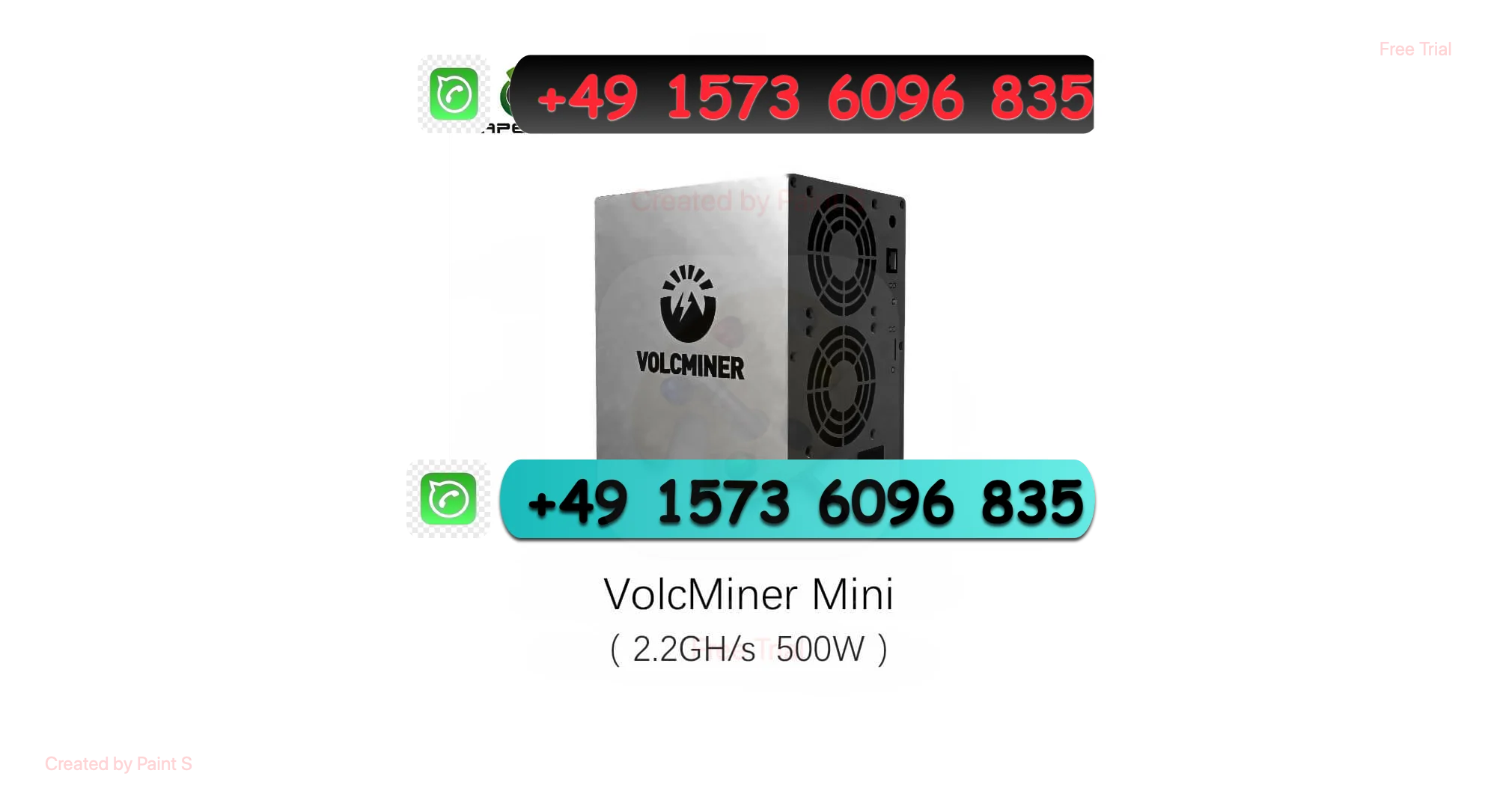 H .TOP РАСПРОДАЖА КУПИТЬ 2 ПОЛУЧИ 1 Бесплатно НОВЫЙ VolcMiner D1 Mini 2,2 ГГц/с 500 Вт LTC DOGE BELLS Coin Miner с блоком питания