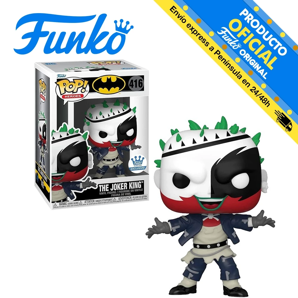 Funko Pop! Batman - The Joker King exclusive, 58203, 416, original, toys, boys, girls, gifts, collector, figures, dolls, shop, with box, new, man, woman, official license