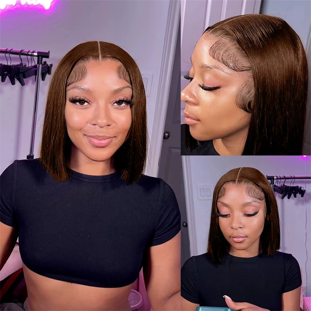 Düz Bob Dantel Ön Peruk İnsan - Glueless Wear And Go Human Hair Wig incelemesi ve fiyatı