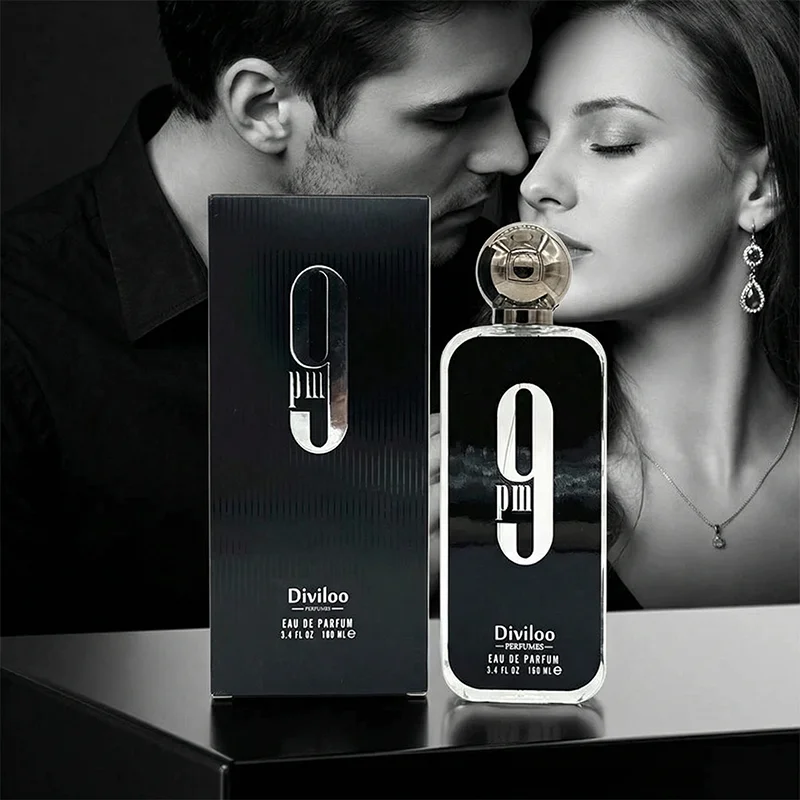 

100 мл/3,4 унции 9PM 9AM Оригинальный мужской парфюм, легкий стойкий аромат, очаровательный запах для женщин, идеальный подарок