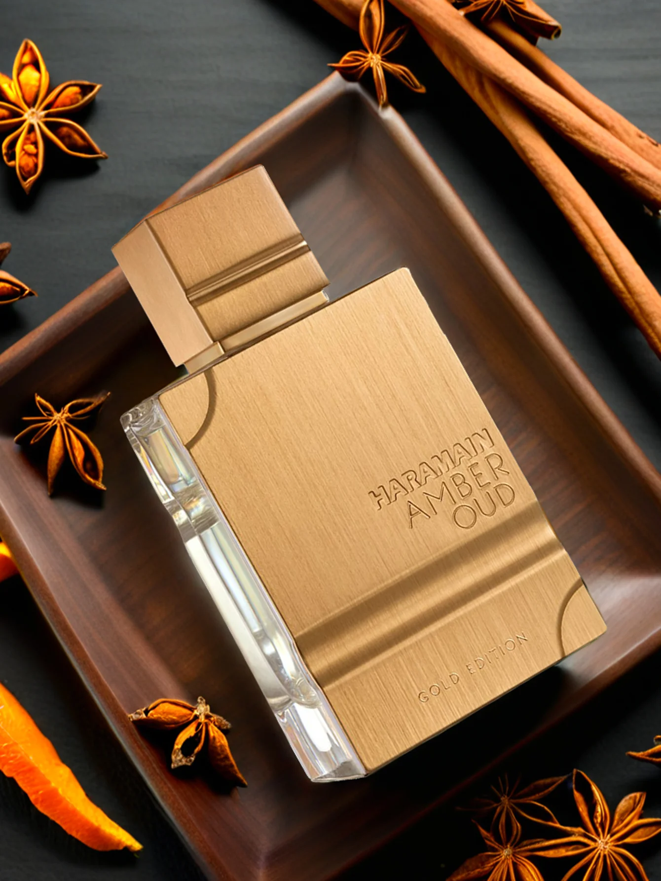 Роскошные духи Haramain Gold Edition Amber & Oud — 100 мл/3,4 жидких унции — 1 флакон