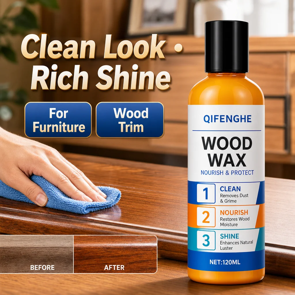 120ML Wood Wax Furniture Polish Nourish Protect Wood Surfaces Clean Dust Grime Restore Moisture Enhance Natural Shine For Wooden