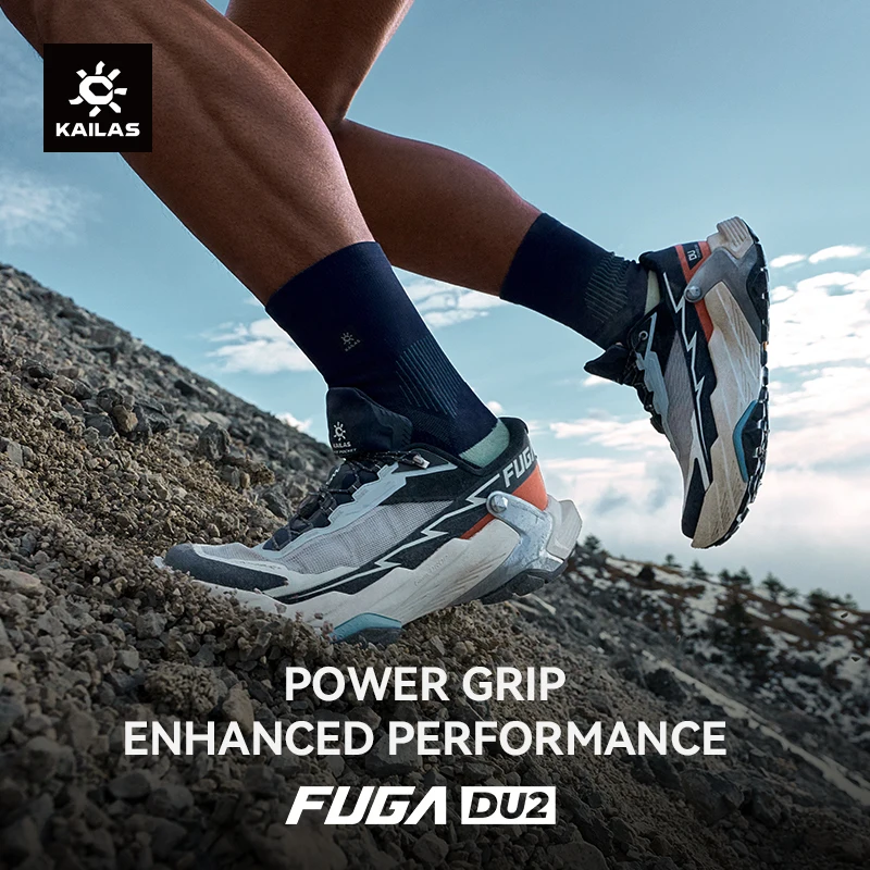

KAILAS FUGA DU2 Trail Running Shoes Men's Sandproof Powerful Grip Anti-slip Outdoor Breathable Sneakers Athletic Shoes KS2513107