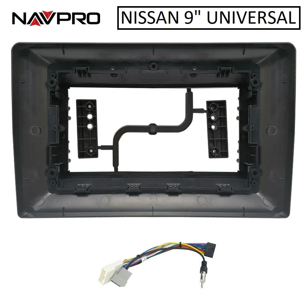 For NISSAN MARCH VERSA 2011 2014 Frame/Fascia and Connection Cables for Multimedia Center Installation 9 