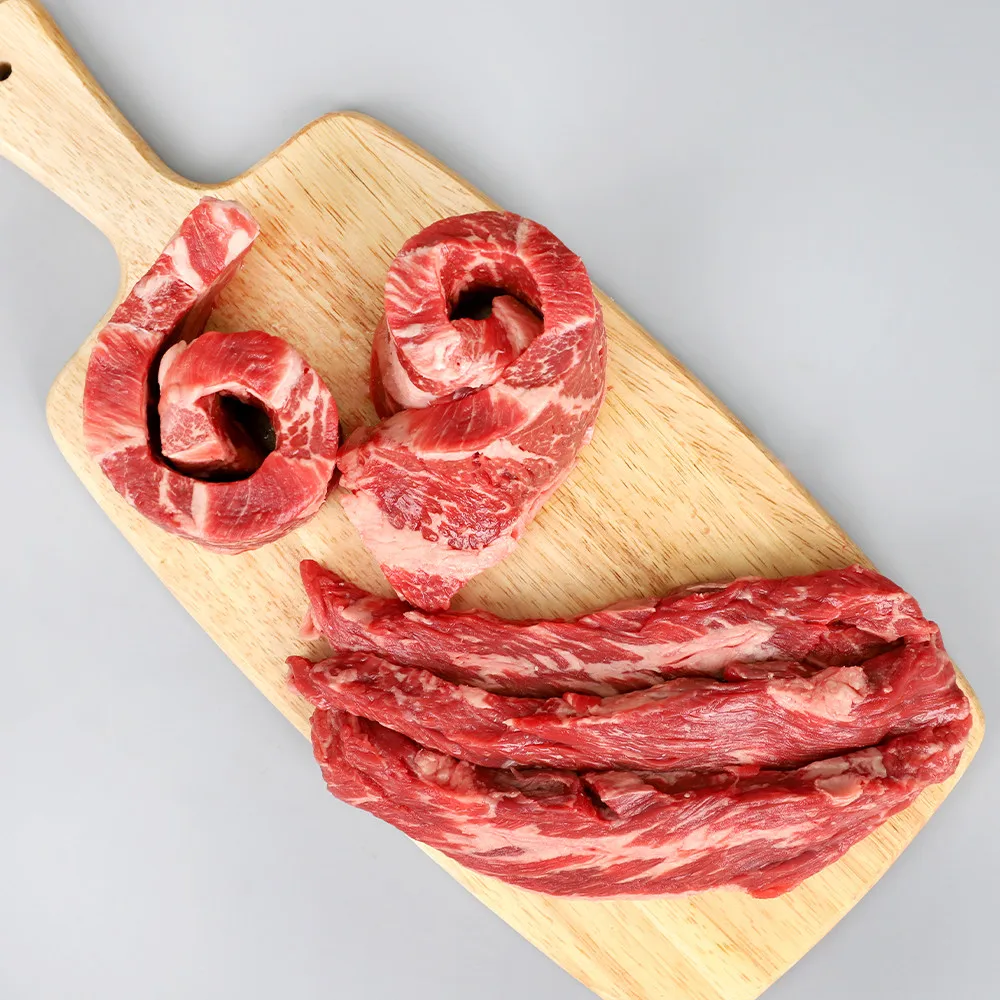 900g 고품질! 블랙앵거스 탑초이스 소고기 초특가 (차돌/등심/부채/치마/살치)