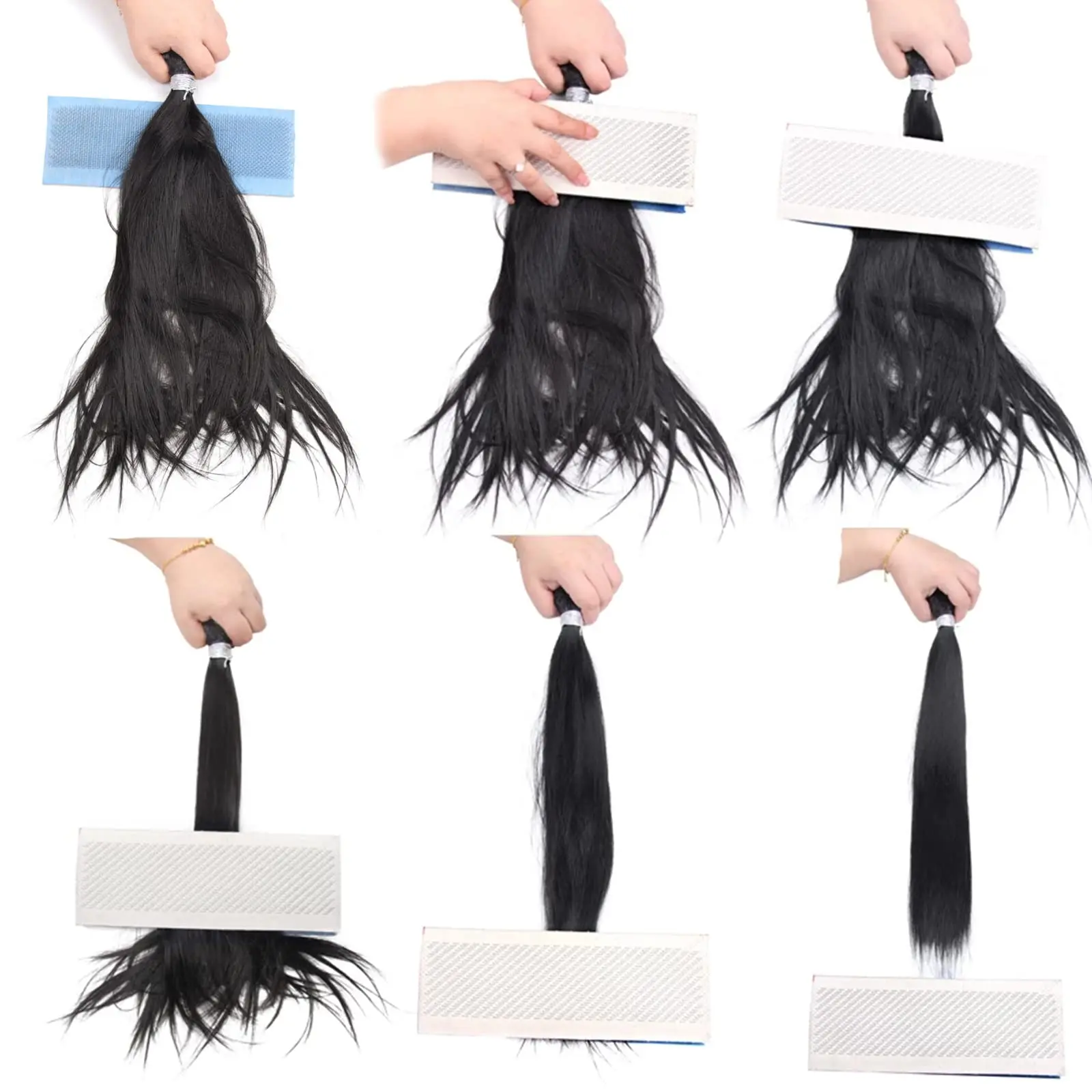 Hair Holder Drawing Mat For Bulk Hair Extension Tools Professional Making Lace Wigs Tools  Dragging Splint Tool with Needles