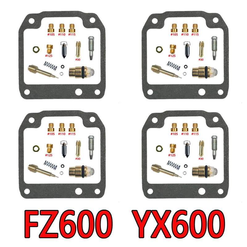 

Yamaha FZ600 YX600 Carburetor Repair Kit 1986-90 FZ YX 600 Radian Float Parts