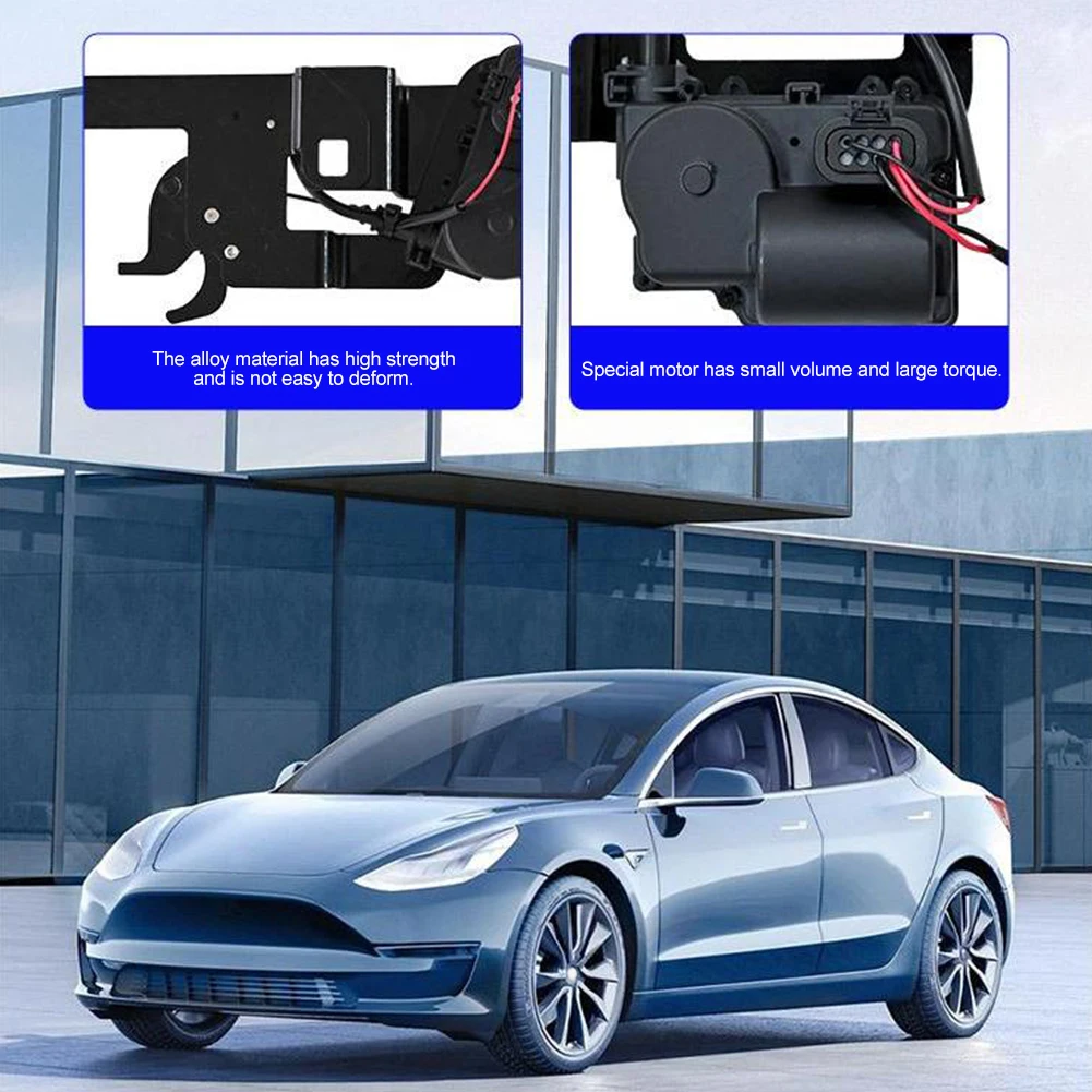 Tesla modeli 3 Y 2021 2022 2023 2024 için araba Frunk yumuşak kapanış kilit ön gövde yakın kilit otomatik elektrikli kapak sistemi