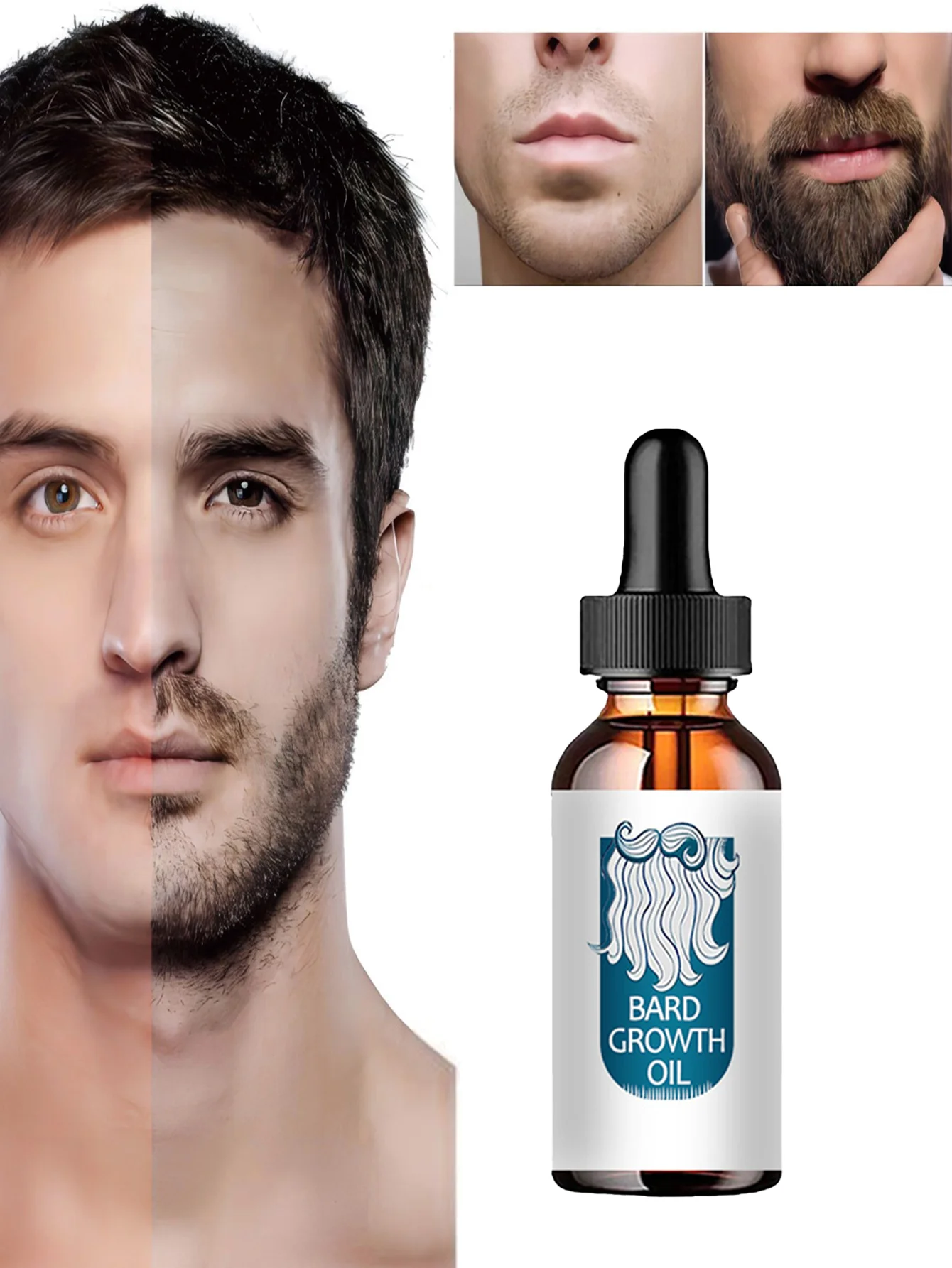 Beard moisturizing essence oil deeply repair bifurcate beard reshape soft shaped beard for men with natural nourishing ingredien - Image 4