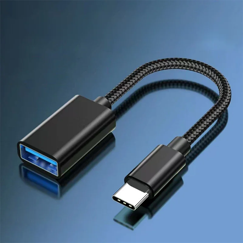Adapter kabla OTG typu C złącze adaptera USB na typ C dla Xiaomi Samsung S20 Huawei OTG konwerter kabla danych dla MacBook Pro — zdjęcie 2