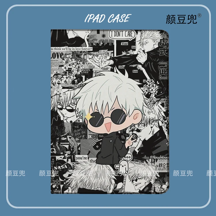 

Jujutsu Kaisen Gojo Satoru Case For iPad 10.2 8th Air 4 5 Mini 5 6 Case Luxury Silicone For iPad Air 4 iPad 10 Pro 11 13 in Cute