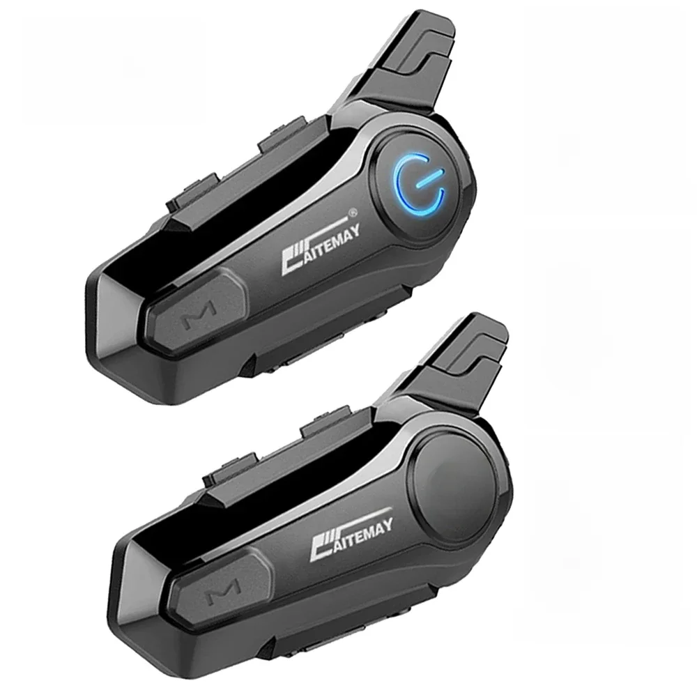 Bluetooth Hoofdtelefoon Motorhelm Intercom Headset 1000 M Voor 2 Rider Intercomunicador Moto Draadloze Interphone Handenvrij Bellen - afbeelding 2