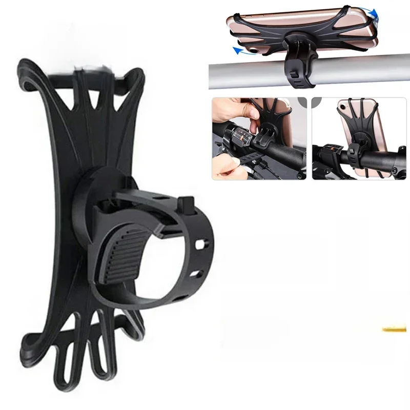 Accessoires de poussette pour bébé, support de téléphone portable universel rotatif à 360 degrés, support de téléphone pour appareil GPS iPhone