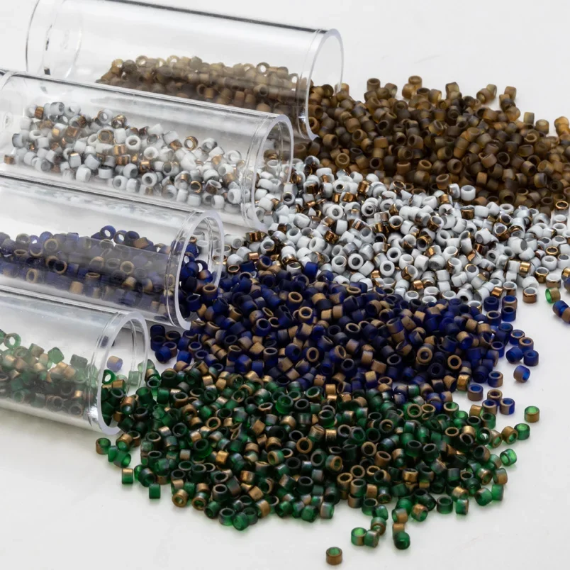 1080 pièces 2.5MM demi plaqué or perles de rocaille en verre pour Style bohême travail manuel 15 grammes étanche perles de verre de qualité japonaise