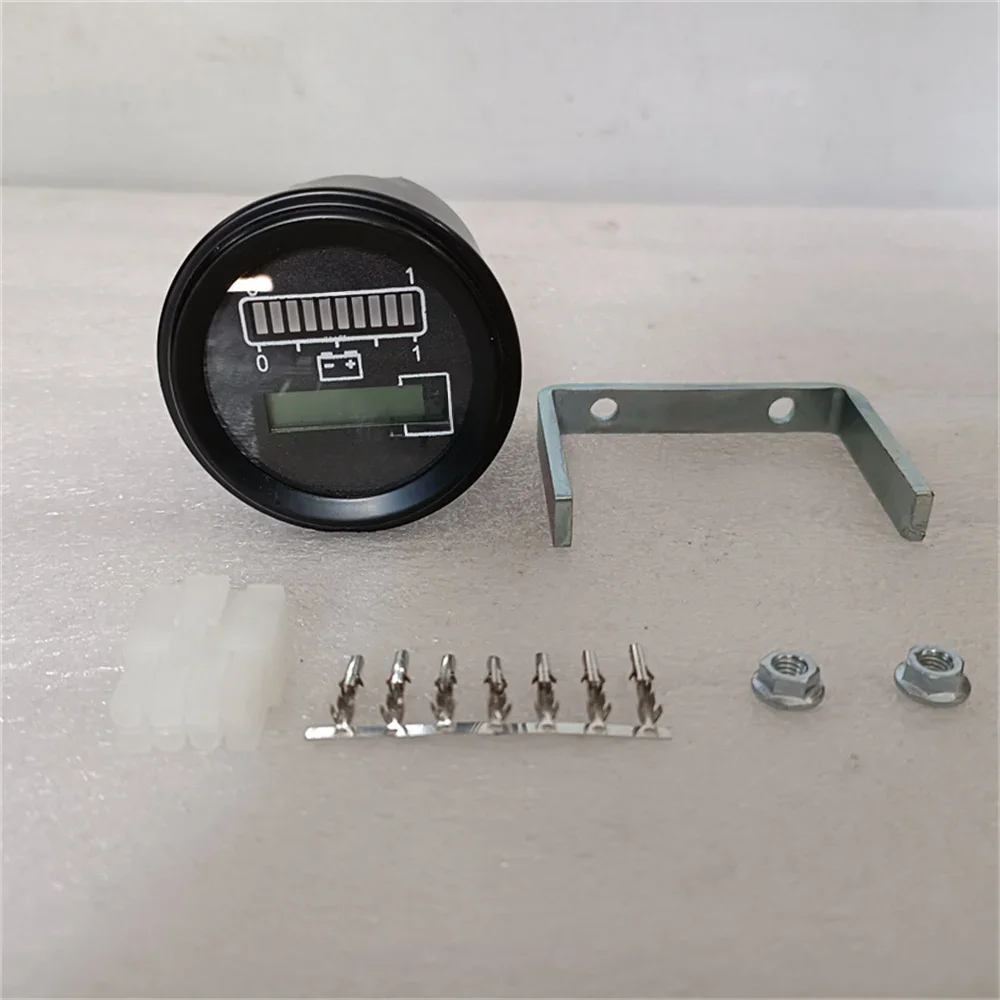 Wskaźnik wskaźnik baterii 52mm 12V 24V 36V 48V 72V 80V zastępuje Curtis 803 803 rb2448bcj3010 803 rb2436bcj3010 803 rb7280bcj3010 — zdjęcie 2