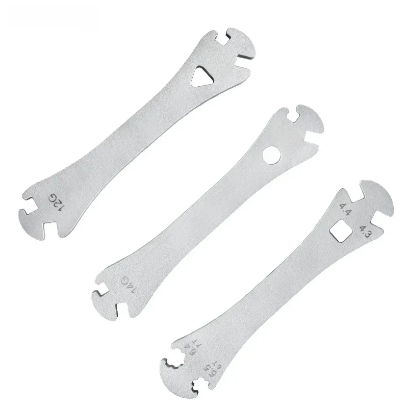 AliExpress NONE Dual Head Bicycle  Repair Tool Spoke Wrench 12G/13G/14G/15G 4.3mm 4.4mm Square Nipple Fitting