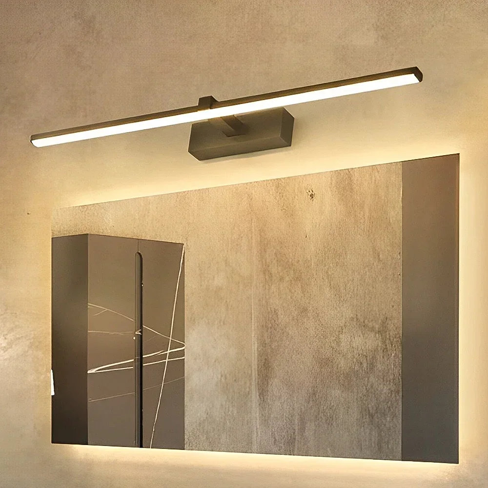Moderne LED Wandleuchte Badezimmer Hardwares Wandleuchte Drei Farben Lichter Aluminium Badezimmer