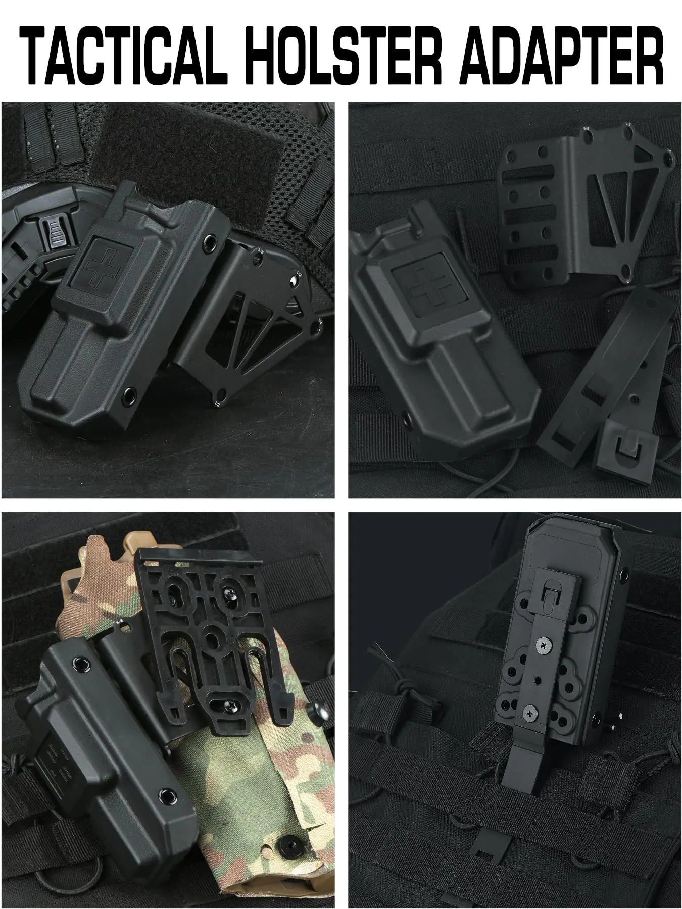 Tourniquet Holder with Tactical Holster Adapter Mount,Tourniquet Pouch Kit Police Gear Accessories Outdoor Emergency Supplies - view 6