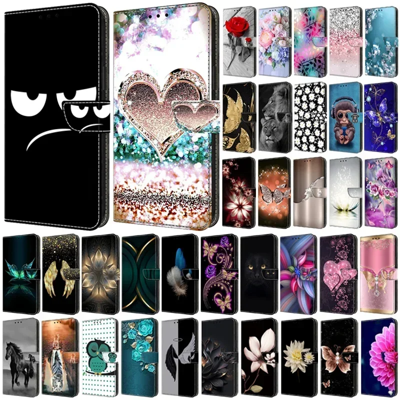 Etui na telefon Xiaomi Redmi 9 9A 9T z nadrukiem Wallet Flip Phone Book Cover dla Xiomi Xiaomi Redmi 9 9A 9T 9C NFC 9AT Case Coque — zdjęcie produktu 7