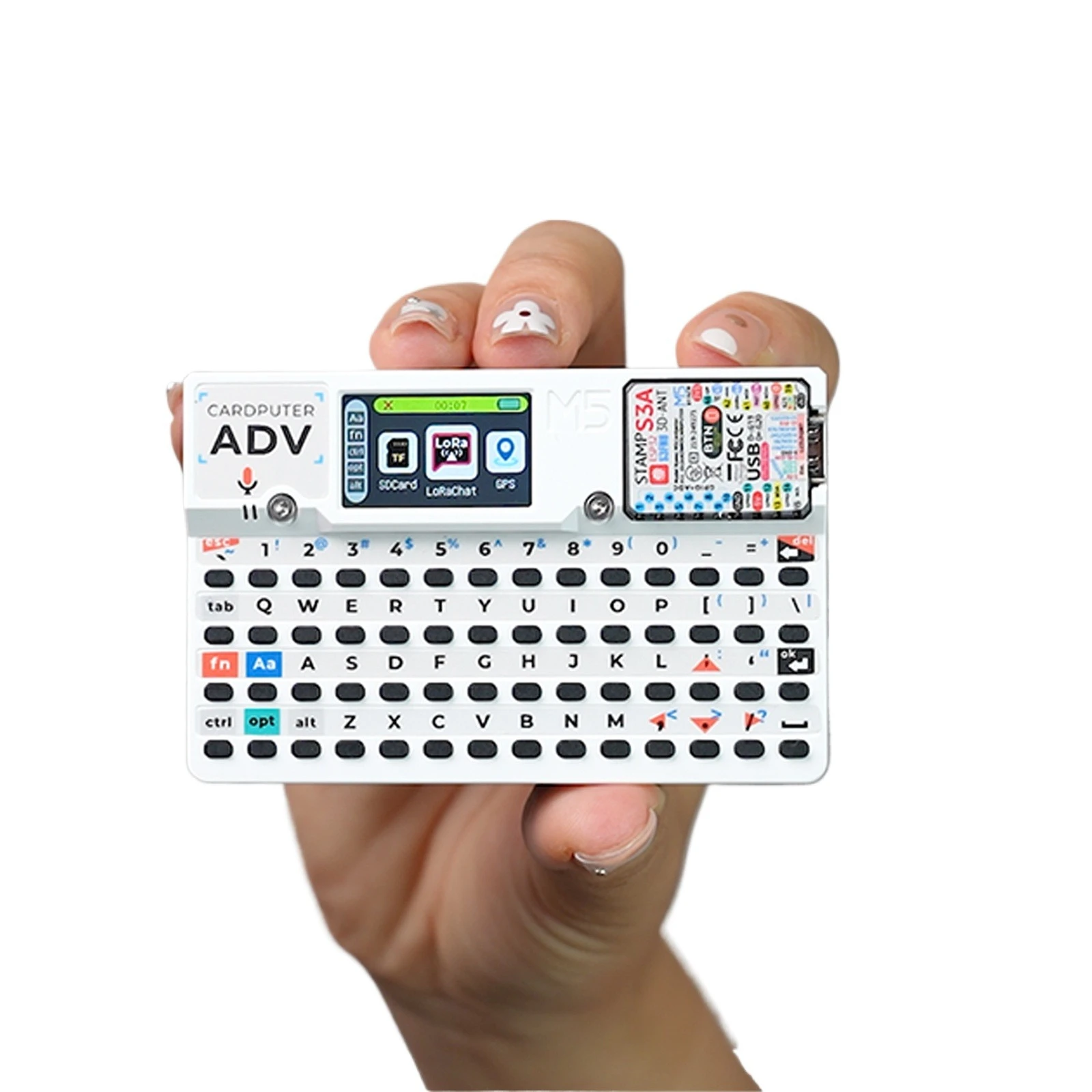 

Официальный портативный компьютер M5stack Cardcomputer Advanced Edition ESP32 с 1,14-дюймовым экраном, 56-клавишной клавиатурой и комплектом для разработки Card S3A