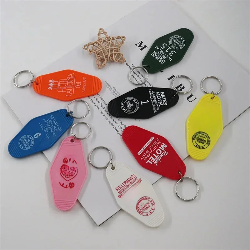 Porte-clés du Film et de la télévision autour de l'étiquette de clé Twin Peaks 315, carte de chambre d'hôtel, pendentif Souvenir