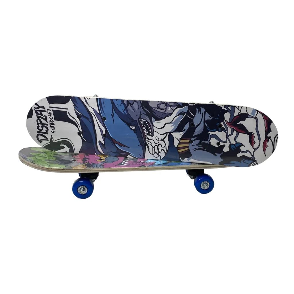 Wooden Children's Skateboard Varias Prints 60x15 without sandpaper