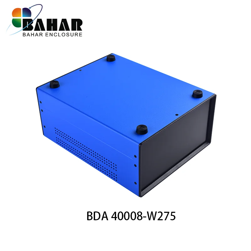 Bahar Enclosure Iron Case Wire Connection Box Metal Instrument Case Project Housing For Electronics Battery Box BDA40008-W275